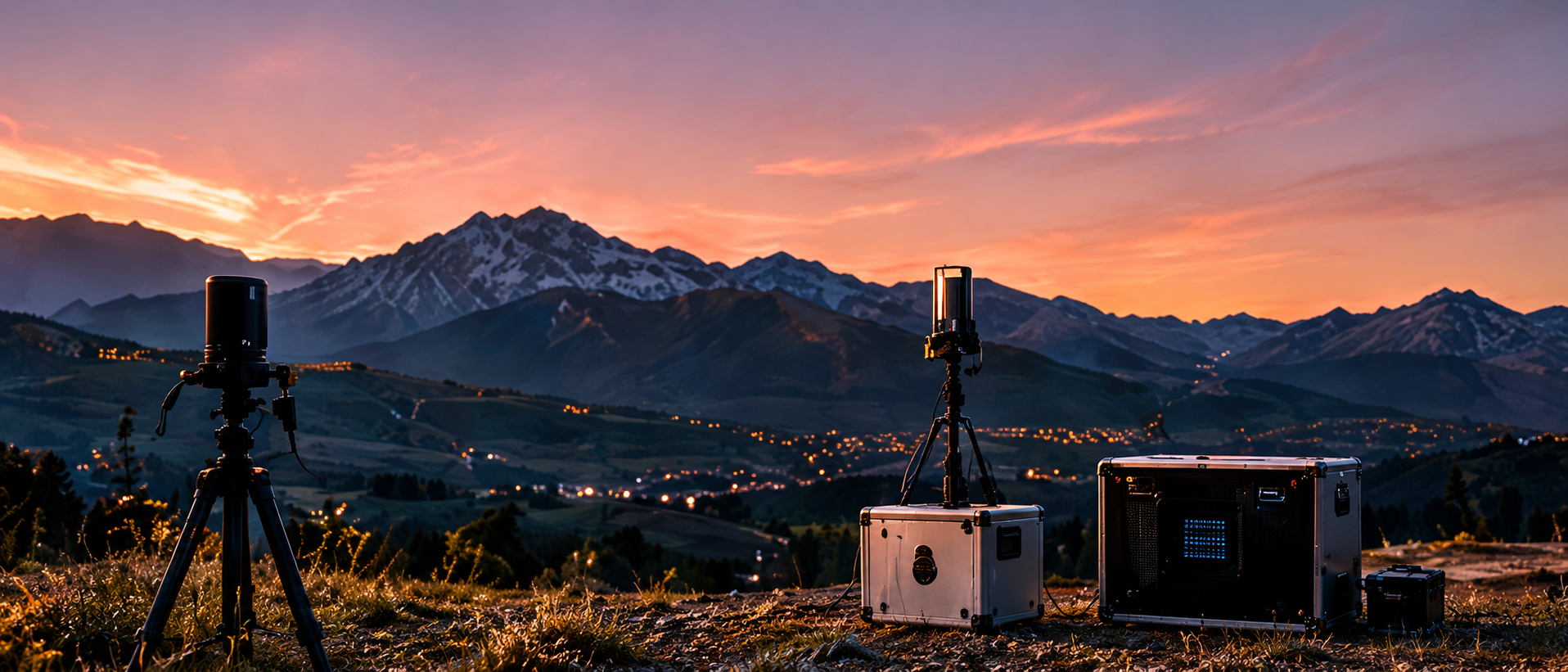 Drone wireless field experiment visualization